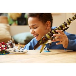 Jouet de construction - LEGO - 76974 - Bateau en mission - Mosasaure -