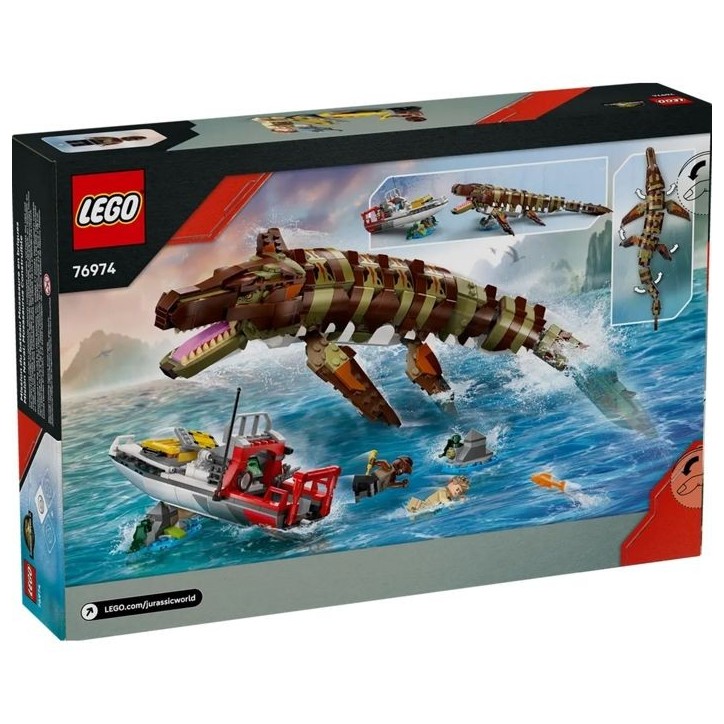Jouet de construction - LEGO - 76974 - Bateau en mission - Mosasaure - 858 pieces Jouet de construction - LEGO - 76974 - Bateau en mission - Mosasaure - 858 pieces
