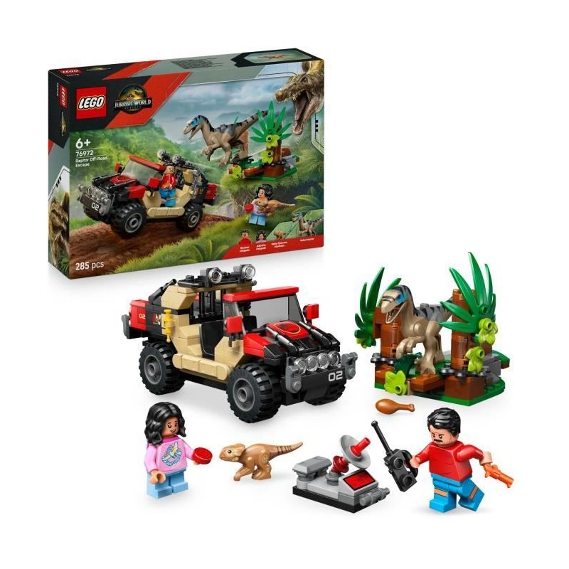 Jeu de construction - LEGO - 76972 - Jurassic World - Vélociraptor - Jeu de construction - LEGO - 76972 - Jurassic World - Vélociraptor -