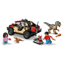 Jeu de construction - LEGO - 76972 - Jurassic World - Vélociraptor -