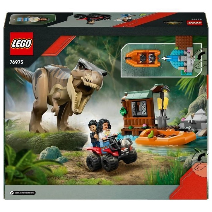 Jeu de construction - LEGO - 76975 - Jurassic World - T. rex - 199 pieces - a monter soi-meme Jeu de construction - LEGO - 76975 - Jurassic World - T. rex - 199 pieces - a monter soi-meme