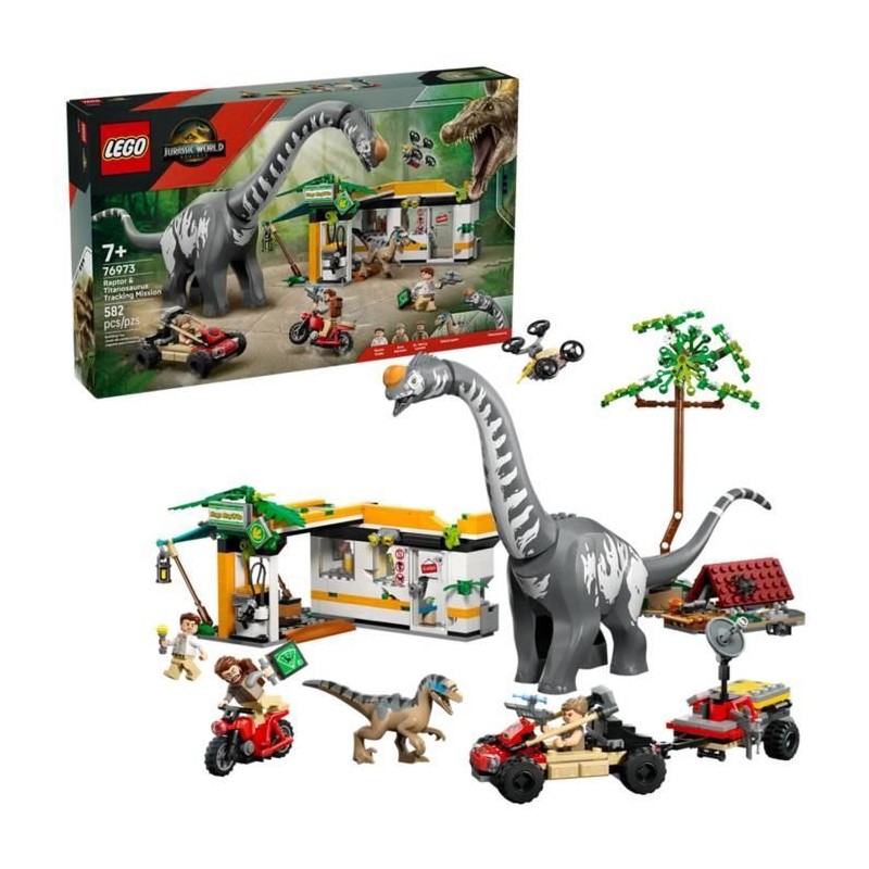 Jouet de construction - LEGO - 76973 - Jurassic World - 582 pieces - D Jouet de construction - LEGO - 76973 - Jurassic World - 582 pieces - D