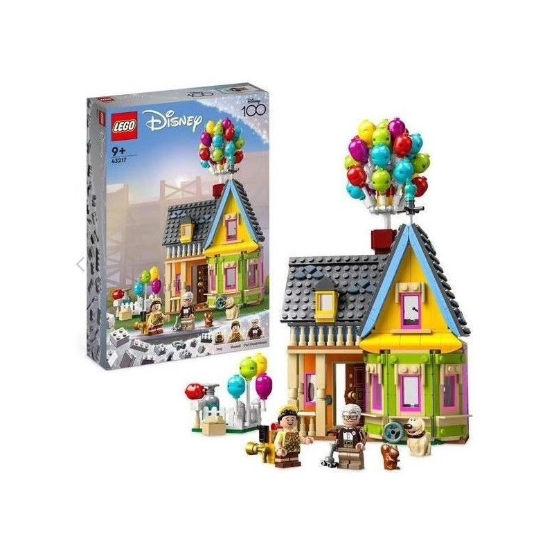 LEGO Disney et Pixar 43217 La Maison de « La-haut », Jouet 100eme An