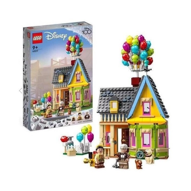 LEGO Disney et Pixar 43217 La Maison de « La-haut », Jouet 100eme Anniversaire Disney LEGO Disney et Pixar 43217 La Maison de « La-haut », Jouet 100eme Anniversaire Disney