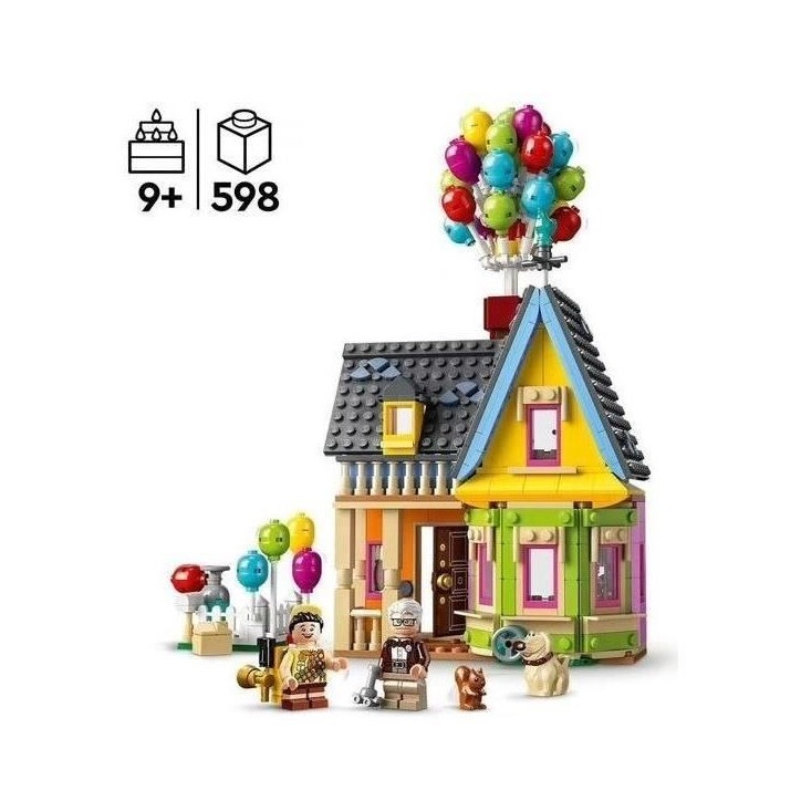 LEGO Disney et Pixar 43217 La Maison de « La-haut », Jouet 100eme Anniversaire Disney LEGO Disney et Pixar 43217 La Maison de « La-haut », Jouet 100eme Anniversaire Disney