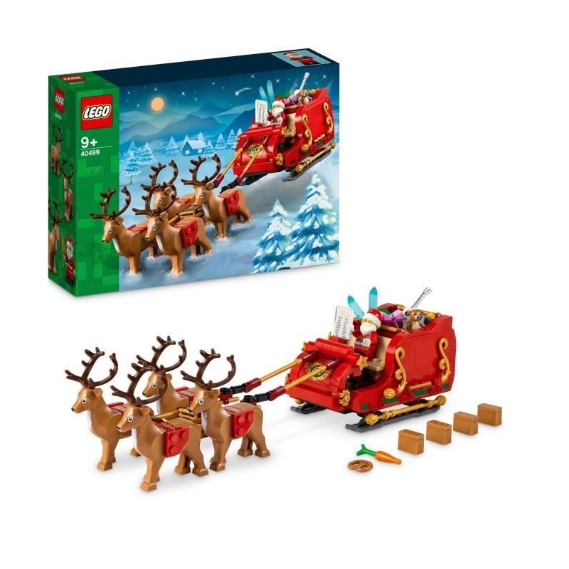 Jeu de construction - LEGO - 40499 - Traîneau du Pere Noël - 343 pie Jeu de construction - LEGO - 40499 - Traîneau du Pere Noël - 343 pie