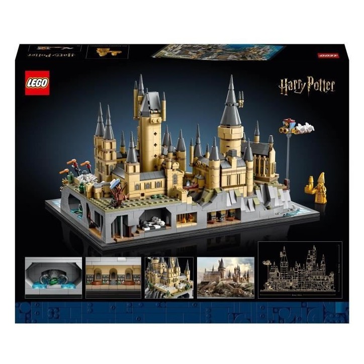 LEGO Harry Potter 76419 Le Château et le Domaine de Poudlard, Maquette a Construire pour Adultes, Incluant les Lieux Iconiques