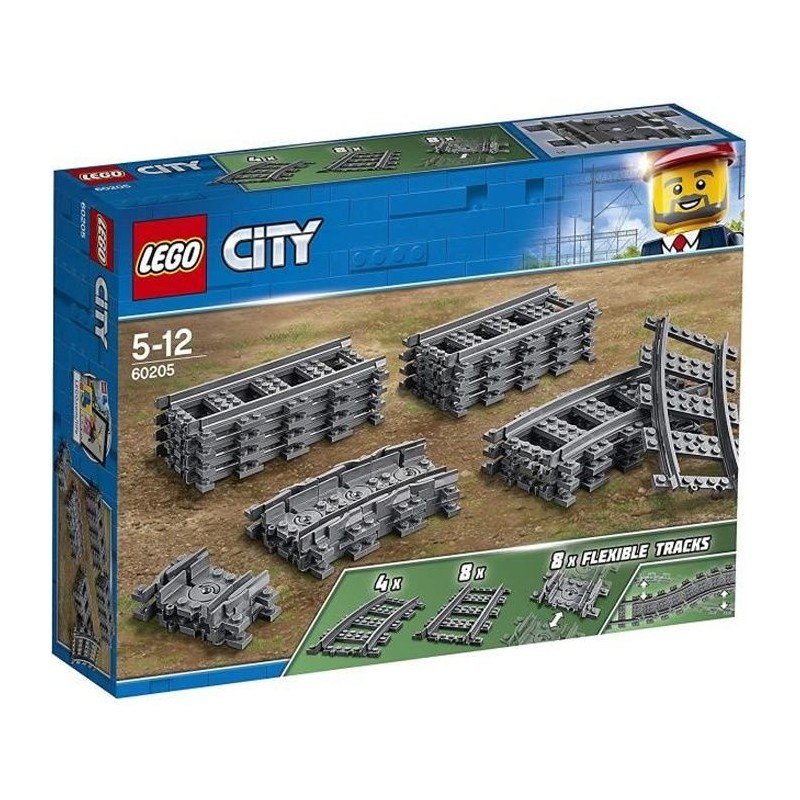 LEGO City 60205 Pack de Rails LEGO City 60205 Pack de Rails