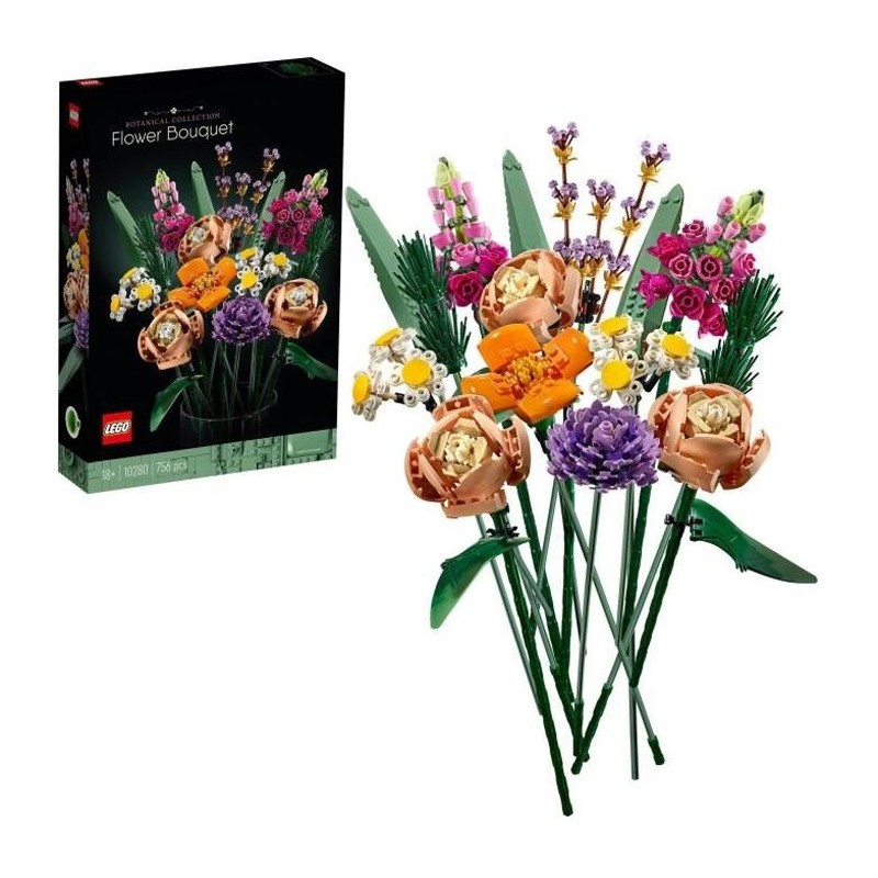 LEGO 10280 Icons Bouquet de fleurs, Fleurs artificielles, collection b LEGO 10280 Icons Bouquet de fleurs, Fleurs artificielles, collection b