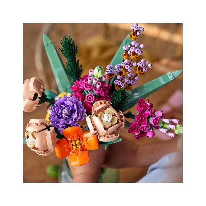 LEGO 10280 Icons Bouquet de fleurs, Fleurs artificielles, collection botanique, set pour adultes