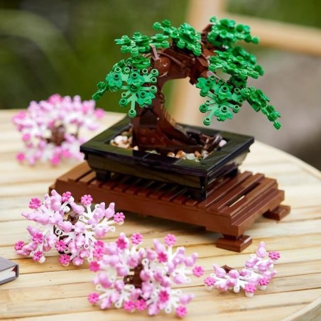 LEGO Icons 10281 Bonsai, Construction, Fleurs Décoratives, Kit Bonsai, Plantes et Arbre, LEGO Botanical Collection, pour Adulte