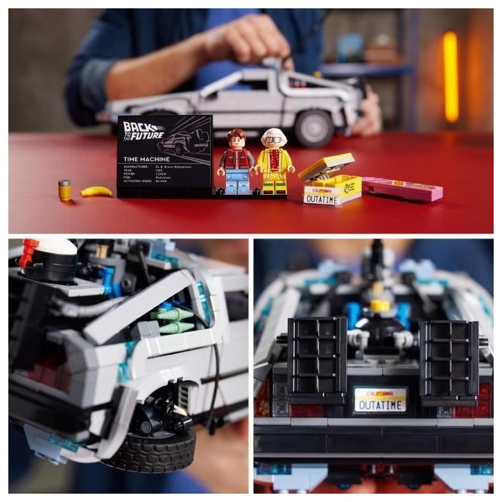 LEGO 10300 Exclu Cdiscount La machine a remonter le temps de Retour vers le futur
