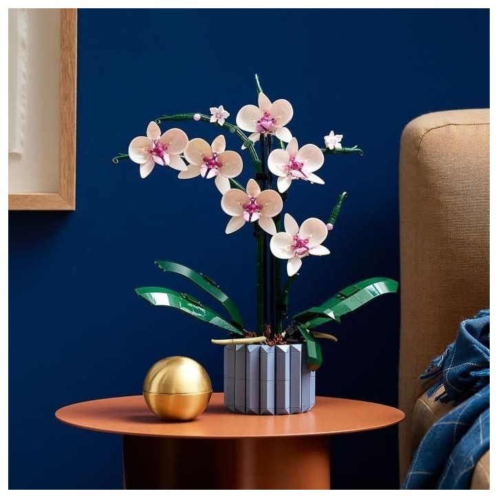 LEGO Icons 10311 L'Orchidée Plantes de Fleurs Artificielles d'Intérieur, Décoration de Maison LEGO Icons 10311 L'Orchidée Plantes de Fleurs Artificielles d'Intérieur, Décoration de Maison