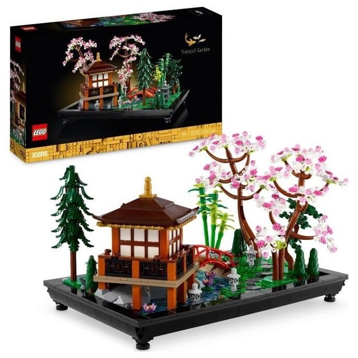 LEGO Icons 10315 Le Jardin Paisible, Kit de Jardinage Botanique Zen pour Adultes, Cadeau pour Femmes, Hommes LEGO Icons 10315 Le Jardin Paisible, Kit de Jardinage Botanique Zen pour Adultes, Cadeau pour Femmes, Hommes