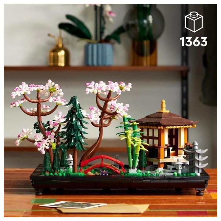 LEGO Icons 10315 Le Jardin Paisible, Kit de Jardinage Botanique Zen pour Adultes, Cadeau pour Femmes, Hommes LEGO Icons 10315 Le Jardin Paisible, Kit de Jardinage Botanique Zen pour Adultes, Cadeau pour Femmes, Hommes