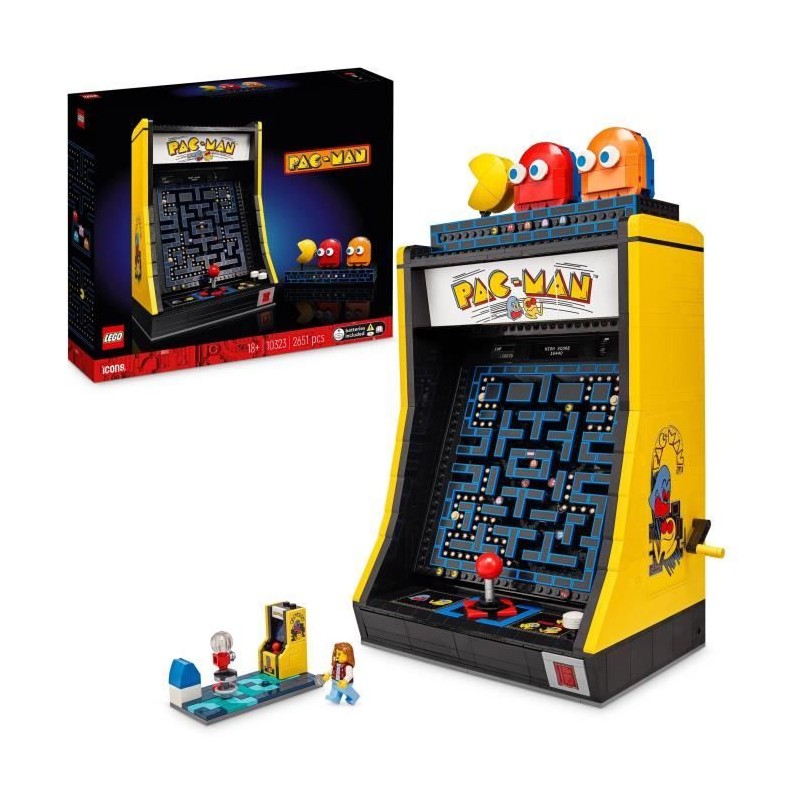 LEGO 10323 Exclu Cdiscount Icons Jeu d'Arcade PAC-MAN, Maquette pour A LEGO 10323 Exclu Cdiscount Icons Jeu d'Arcade PAC-MAN, Maquette pour A
