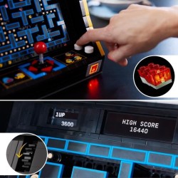 LEGO 10323 Exclu Cdiscount Icons Jeu d'Arcade PAC-MAN, Maquette pour A