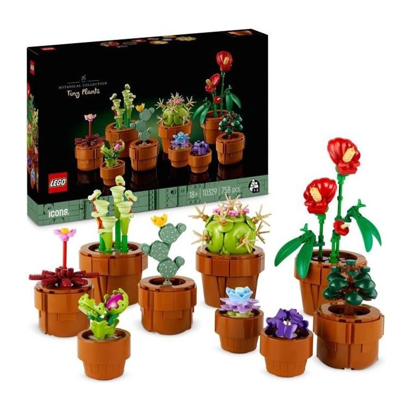 LEGO Icons 10329 Les Plantes Miniatures, Collection Botanique 9 Plante LEGO Icons 10329 Les Plantes Miniatures, Collection Botanique 9 Plante
