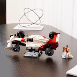 LEGO Icons 10330 McLaren MP4/4 et Ayrton Senna, Set Modele Réduit de