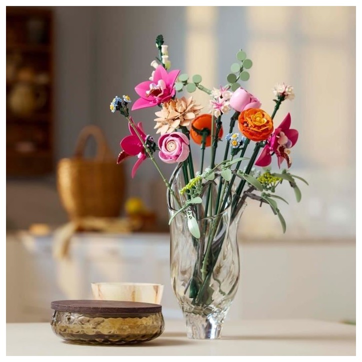 LEGO Botanique 10342 Le joli bouquet de fleurs roses - Set de construction pour adultes LEGO Botanique 10342 Le joli bouquet de fleurs roses - Set de construction pour adultes