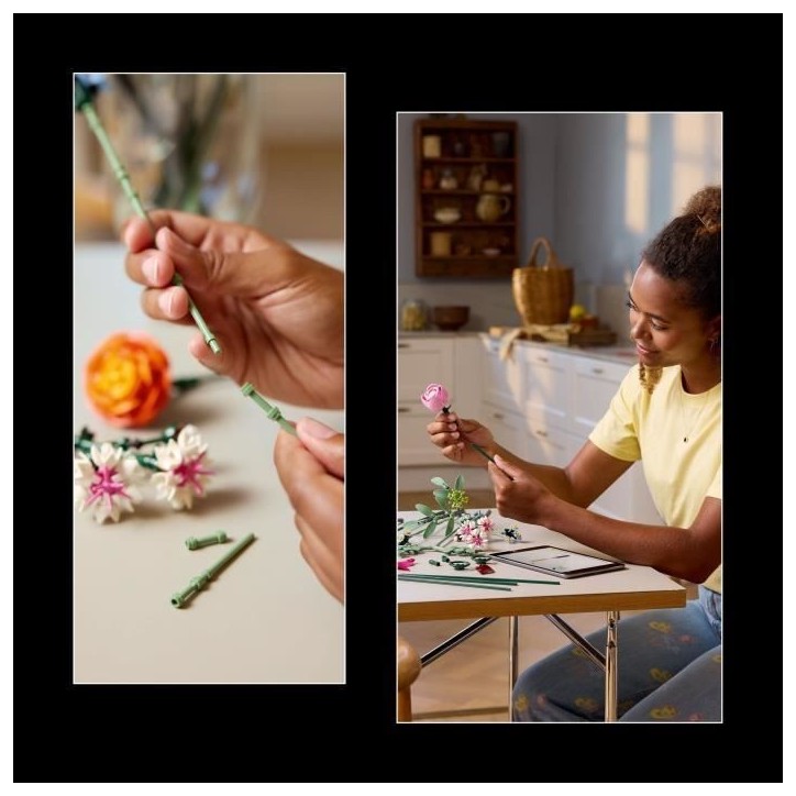 LEGO Botanique 10342 Le joli bouquet de fleurs roses - Set de construction pour adultes LEGO Botanique 10342 Le joli bouquet de fleurs roses - Set de construction pour adultes