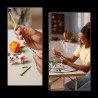 LEGO Botanique 10342 Le joli bouquet de fleurs roses - Set de construc