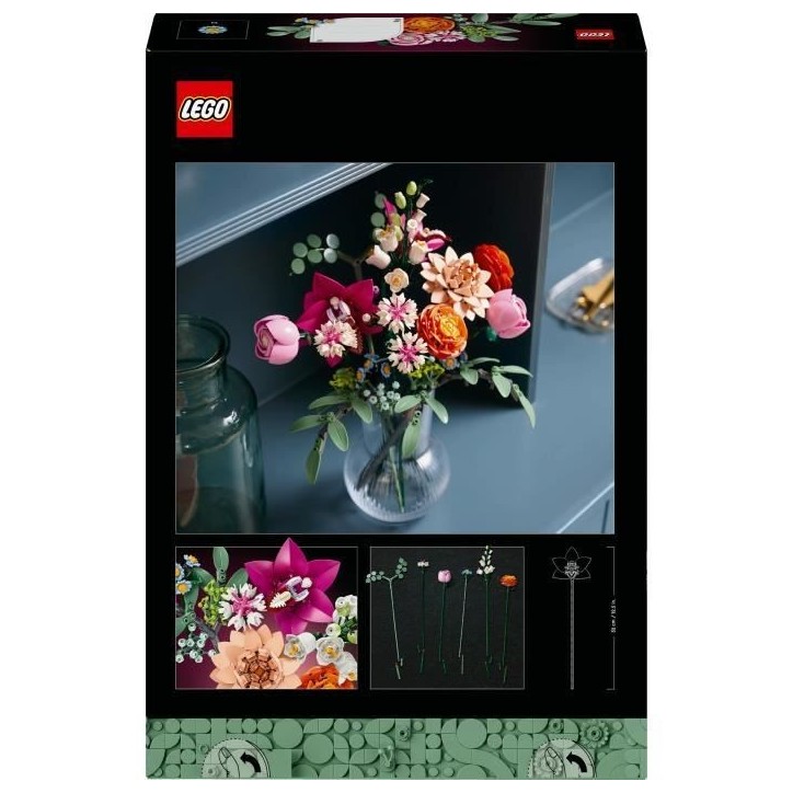 LEGO Botanique 10342 Le joli bouquet de fleurs roses - Set de construction pour adultes LEGO Botanique 10342 Le joli bouquet de fleurs roses - Set de construction pour adultes