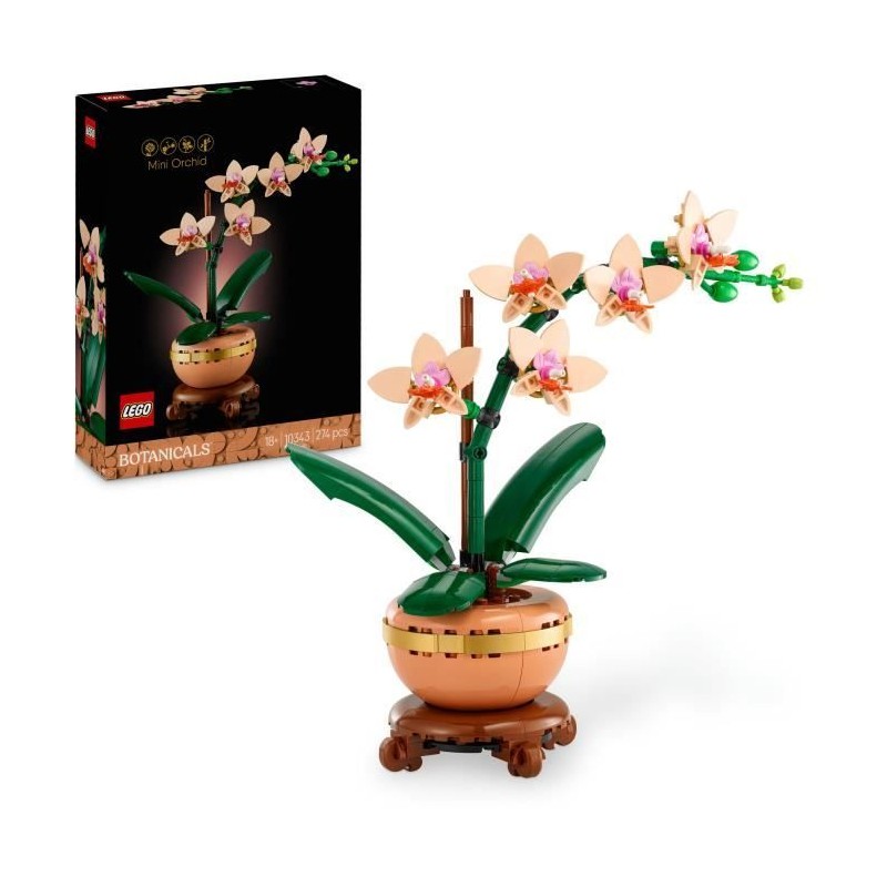 LEGO Botanique 10343 L'orchidée miniature - Fleurs artificielles - Id LEGO Botanique 10343 L'orchidée miniature - Fleurs artificielles - Id