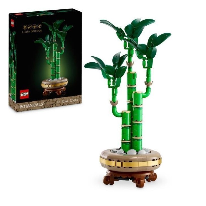LEGO Botanique 10344 Le bambou de la chance - Plante artificielle et décoration intérieure LEGO Botanique 10344 Le bambou de la chance - Plante artificielle et décoration intérieure