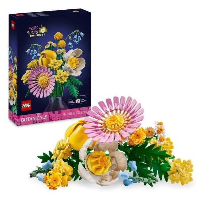 LEGO Botanicals 10347 Petit Bouquet Ensoleillé - Fleurs Artificielles enfant 9 ans & Ado LEGO Botanicals 10347 Petit Bouquet Ensoleillé - Fleurs Artificielles enfant 9 ans & Ado