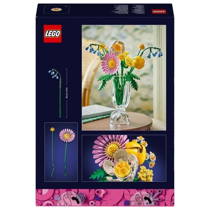 LEGO Botanicals 10347 Petit Bouquet Ensoleillé - Fleurs Artificielles enfant 9 ans & Ado LEGO Botanicals 10347 Petit Bouquet Ensoleillé - Fleurs Artificielles enfant 9 ans & Ado