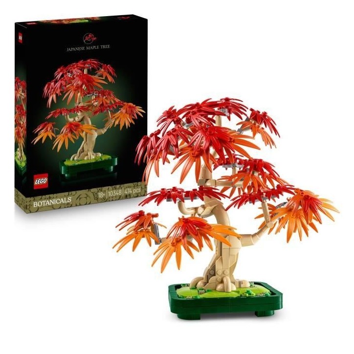 LEGO Botanicals 10348 Bonsai d'Érable Rouge du Japon - Kit de Construction pour Adulte LEGO Botanicals 10348 Bonsai d'Érable Rouge du Japon - Kit de Construction pour Adulte