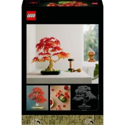 LEGO Botanicals 10348 Bonsai d'Érable Rouge du Japon - Kit de Constru