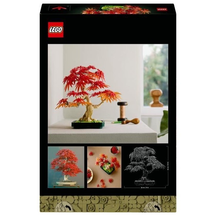 LEGO Botanicals 10348 Bonsai d'Érable Rouge du Japon - Kit de Construction pour Adulte LEGO Botanicals 10348 Bonsai d'Érable Rouge du Japon - Kit de Construction pour Adulte