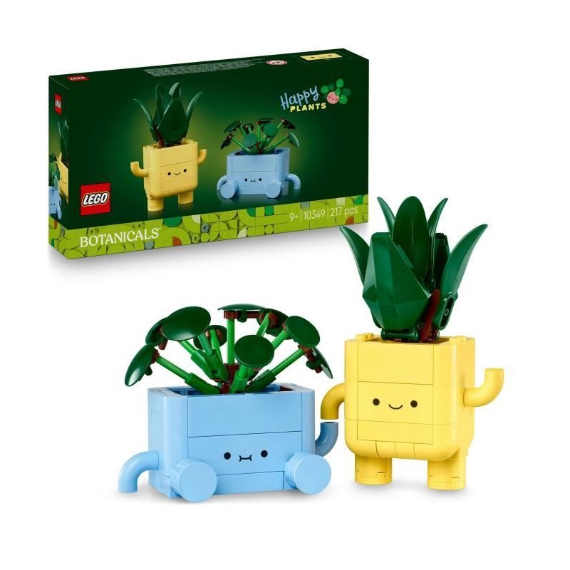 LEGO Botanicals 10349 Petites Plantes Souriantes - Jeu de Construction LEGO Botanicals 10349 Petites Plantes Souriantes - Jeu de Construction