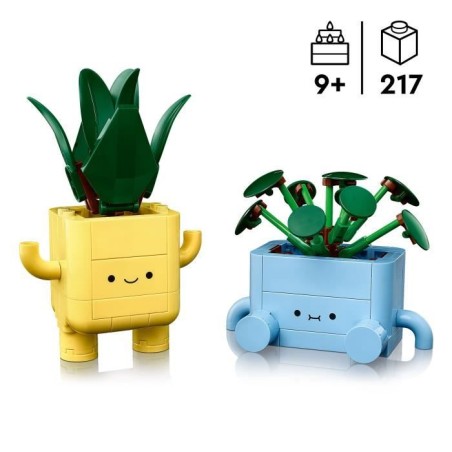 LEGO Botanicals 10349 Petites Plantes Souriantes - Jeu de Construction des 9 ans