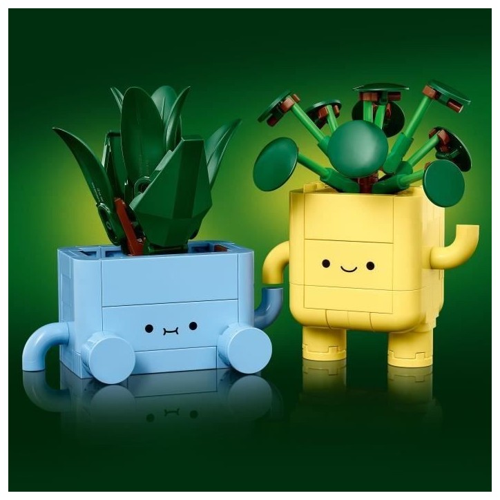 LEGO Botanicals 10349 Petites Plantes Souriantes - Jeu de Construction des 9 ans