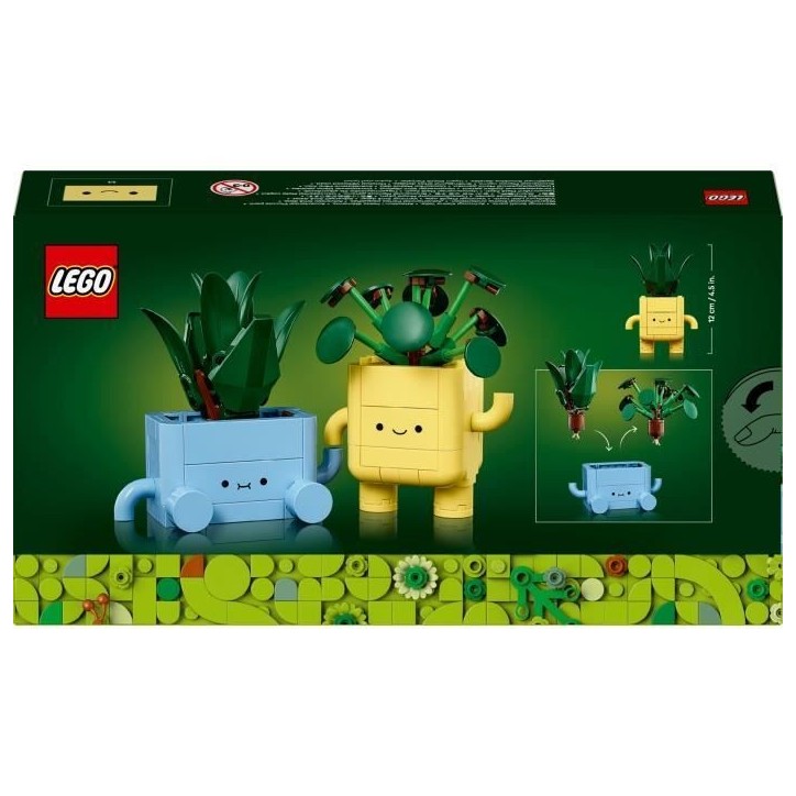 LEGO Botanicals 10349 Petites Plantes Souriantes - Jeu de Construction des 9 ans