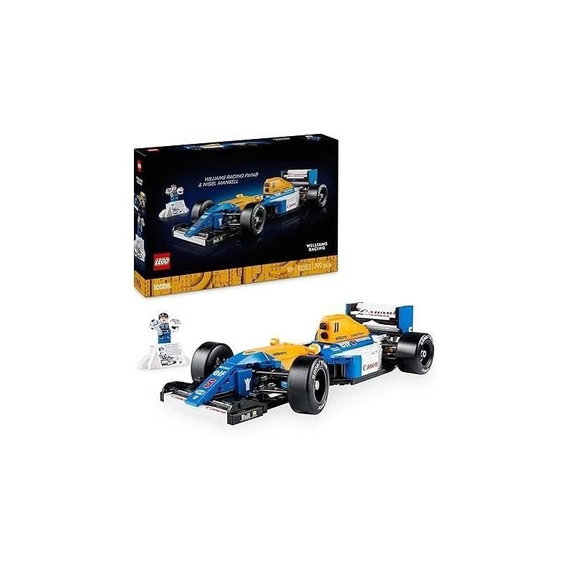 LEGO Icons 10353 Williams Racing FW14B et Nigel Mansell - Voiture de c LEGO Icons 10353 Williams Racing FW14B et Nigel Mansell - Voiture de c