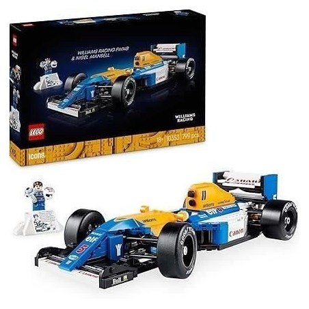 LEGO Icons 10353 Williams Racing FW14B et Nigel Mansell - Voiture de c