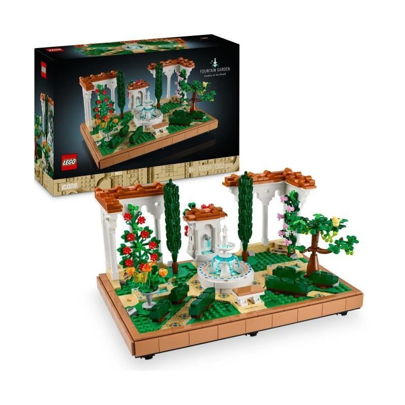 LEGO Icons 10359 Le jardin andalou Cadeau pour adultes amateurs de jar LEGO Icons 10359 Le jardin andalou Cadeau pour adultes amateurs de jar