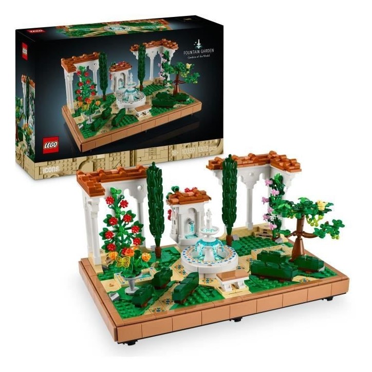 LEGO Icons 10359 Le jardin andalou Cadeau pour adultes amateurs de jardinage et de voyages LEGO Icons 10359 Le jardin andalou Cadeau pour adultes amateurs de jardinage et de voyages
