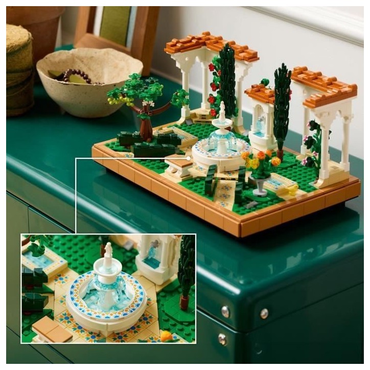 LEGO Icons 10359 Le jardin andalou Cadeau pour adultes amateurs de jardinage et de voyages LEGO Icons 10359 Le jardin andalou Cadeau pour adultes amateurs de jardinage et de voyages