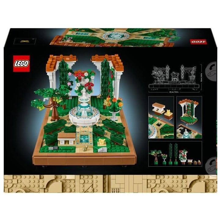 LEGO Icons 10359 Le jardin andalou Cadeau pour adultes amateurs de jardinage et de voyages LEGO Icons 10359 Le jardin andalou Cadeau pour adultes amateurs de jardinage et de voyages