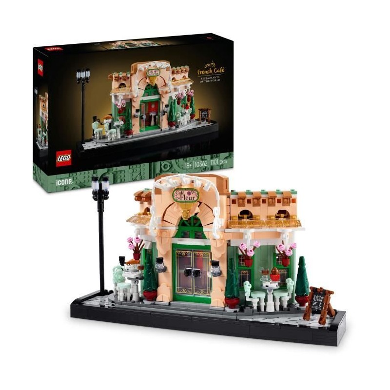 LEGO Icons 10362 Le café français - Décoration parisienne pour éta LEGO Icons 10362 Le café français - Décoration parisienne pour éta