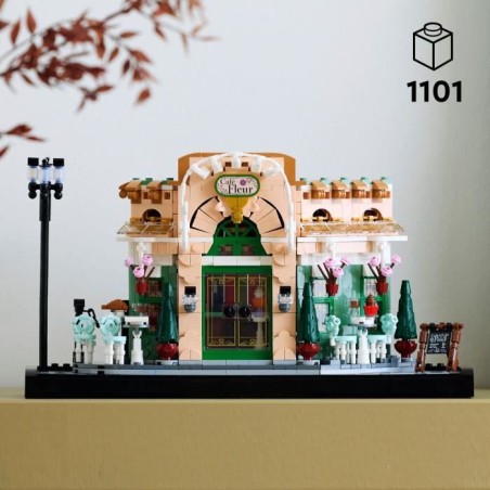 LEGO Icons 10362 Le café français - Décoration parisienne pour étagere - Set pour adulte