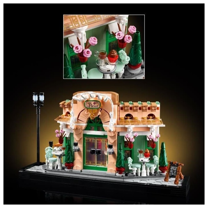 LEGO Icons 10362 Le café français - Décoration parisienne pour étagere - Set pour adulte LEGO Icons 10362 Le café français - Décoration parisienne pour étagere - Set pour adulte