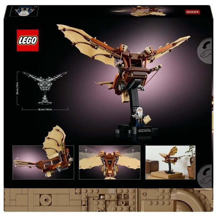 LEGO Icons 10363 La machine volante de Léonard de Vinci - Décoration pour adultes LEGO Icons 10363 La machine volante de Léonard de Vinci - Décoration pour adultes