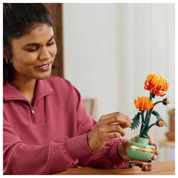 LEGO Icons 10368 Le Chrysantheme - Set de Décoration Florale a Construire Pour Adultes LEGO Icons 10368 Le Chrysantheme - Set de Décoration Florale a Construire Pour Adultes