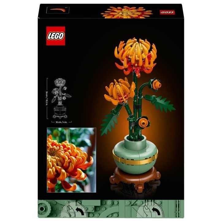 LEGO Icons 10368 Le Chrysantheme - Set de Décoration Florale a Construire Pour Adultes LEGO Icons 10368 Le Chrysantheme - Set de Décoration Florale a Construire Pour Adultes